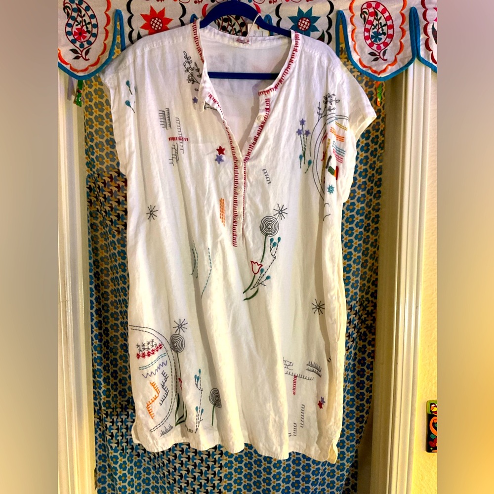 Johnny Was Shiv Tunic Dress NW Large